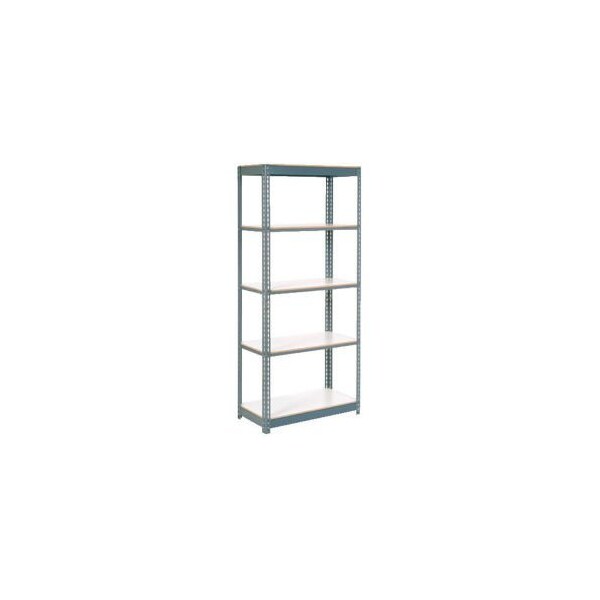 Global Equipment Extra Heavy Duty Shelving 36Wx18Dx96H 6 Shelves 1500 lbs. Cap. Per Shelf GRY 236774GY - main